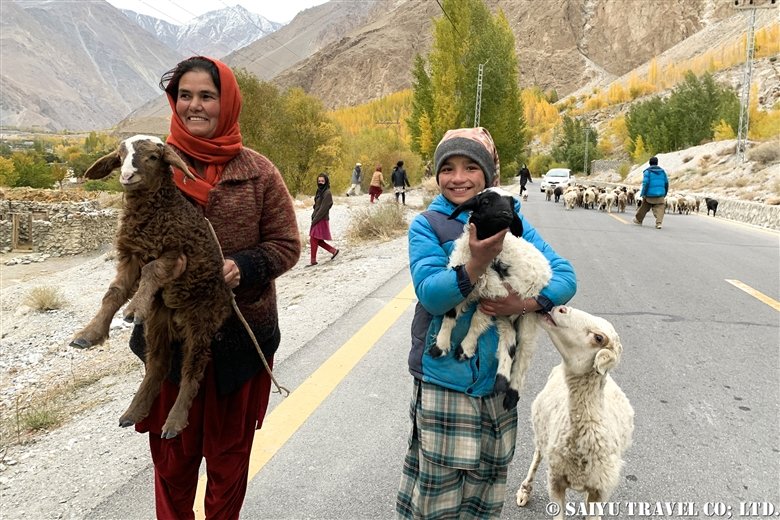 Autumn in the Upper Hunza, a typical evening in the Morkhon and Ghalapan Villages